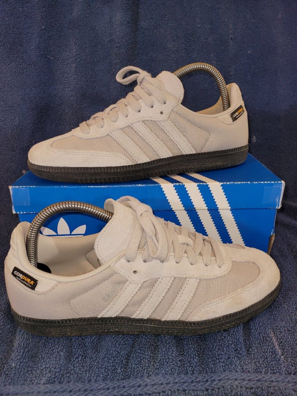 Adidas Originals Samba Cordura Clear Granite Grey Black JI3212 Mens Size 6.5